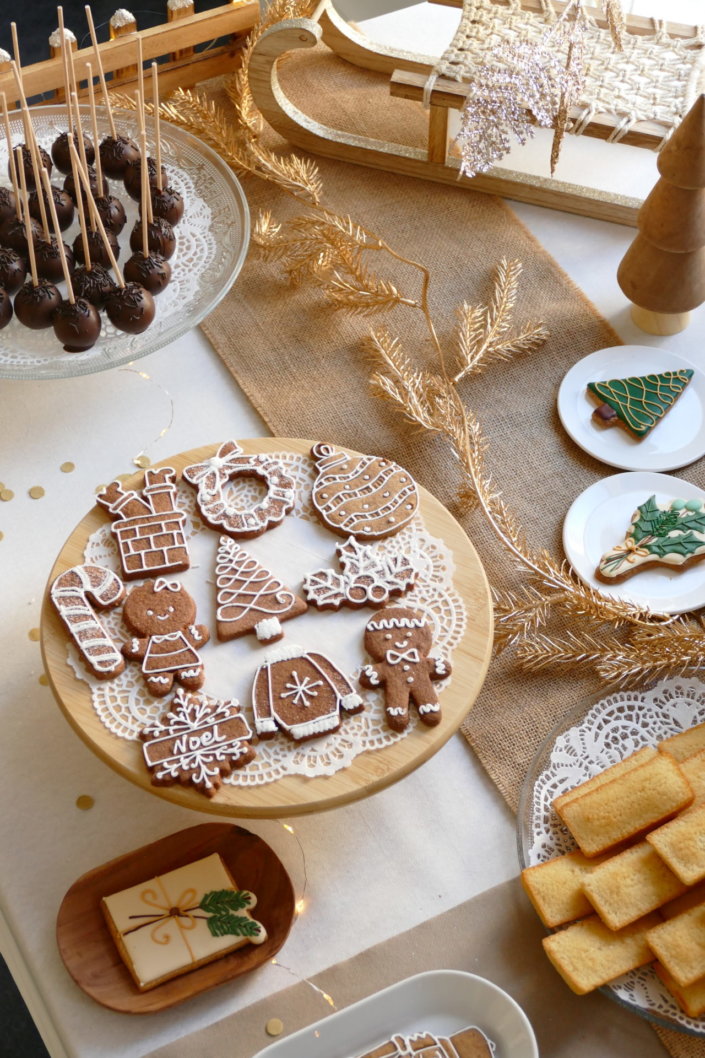 Noël des enfant chez Filorga par Studio Candy avec un grand goûter de Noël décoré et naturel, stand de maquillage, 2 ateliers créatifs, stand de crêpes