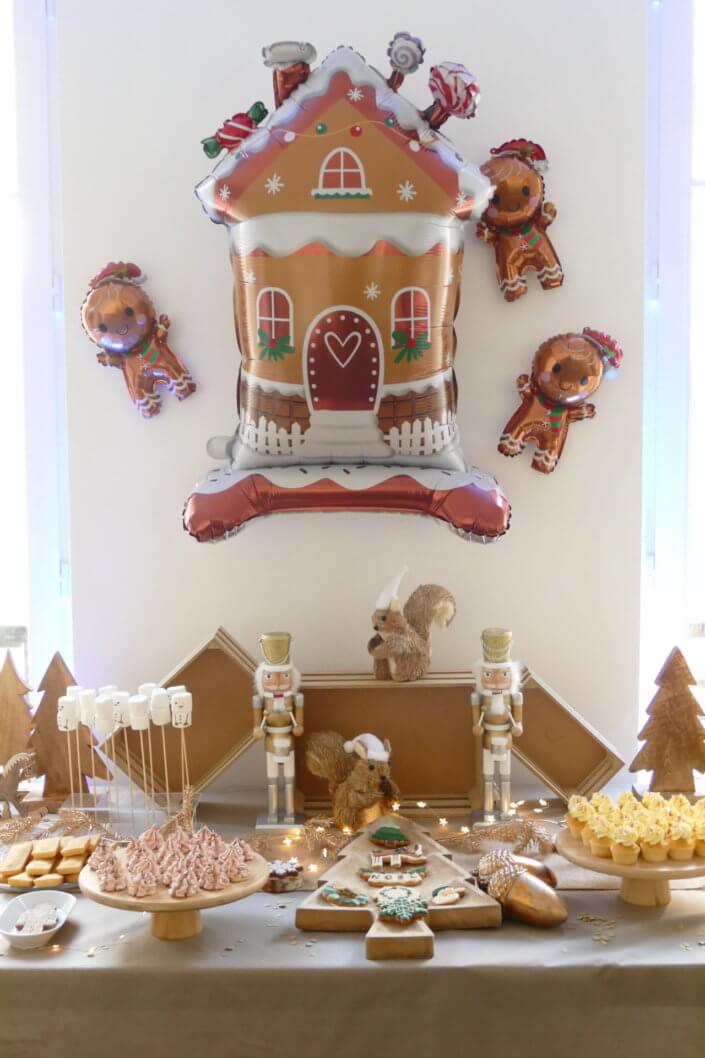 Noël des enfant chez Filorga par Studio Candy avec un grand goûter de Noël décoré et naturel, stand de maquillage, 2 ateliers créatifs, stand de crêpes